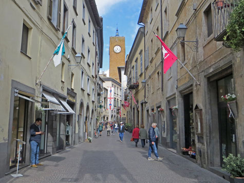 Corso Cavour in Orvieto Italy