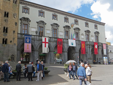 Municipal Palace in Orvieto Italy